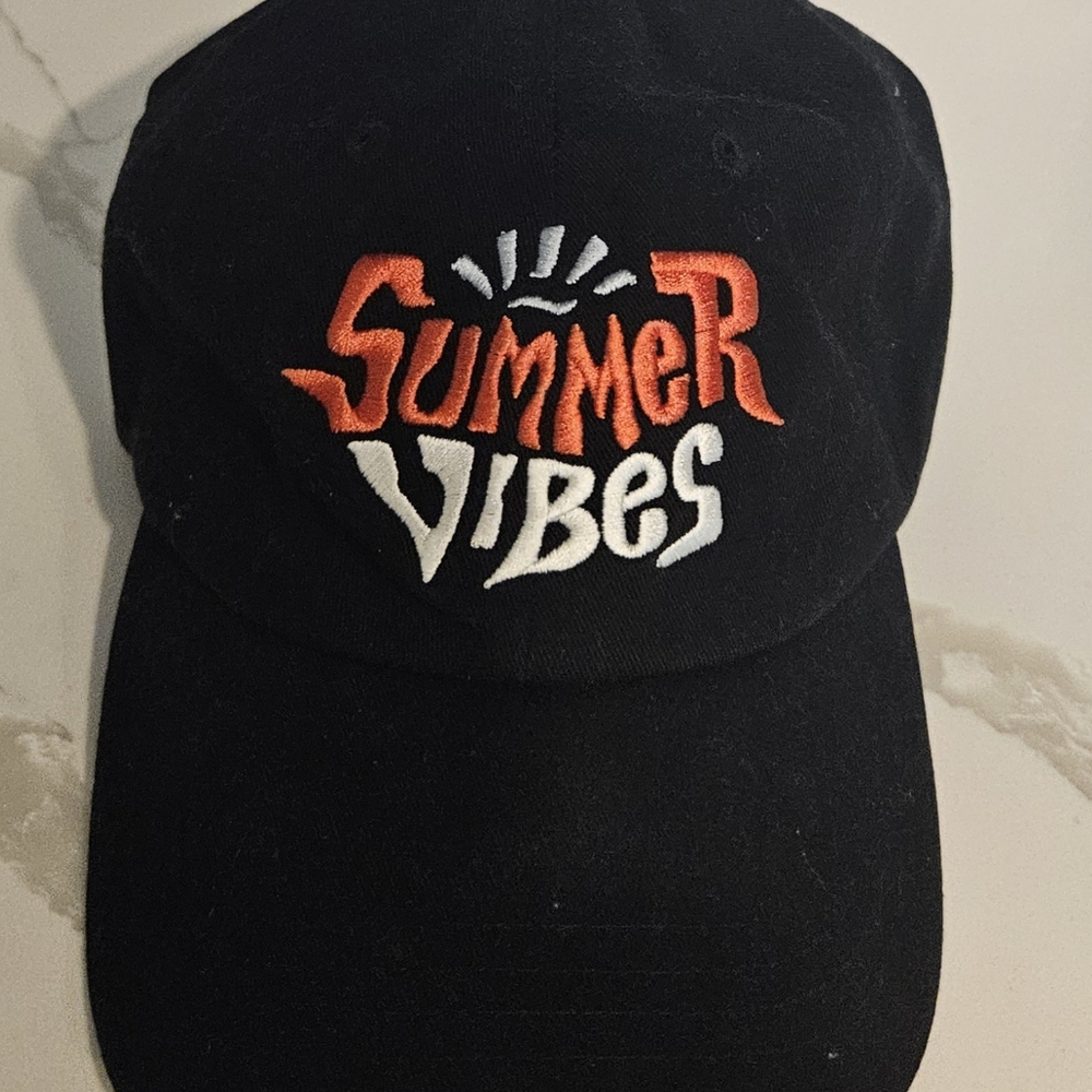 Black Summer Vibes Cap
